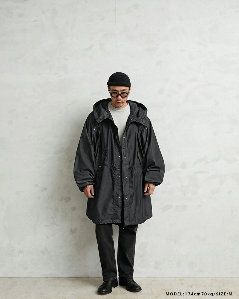 와이퍼 waiper 미군 데드스톡 스노카모 모즈 코트 M-51 블랙 - 상세 이미지 2