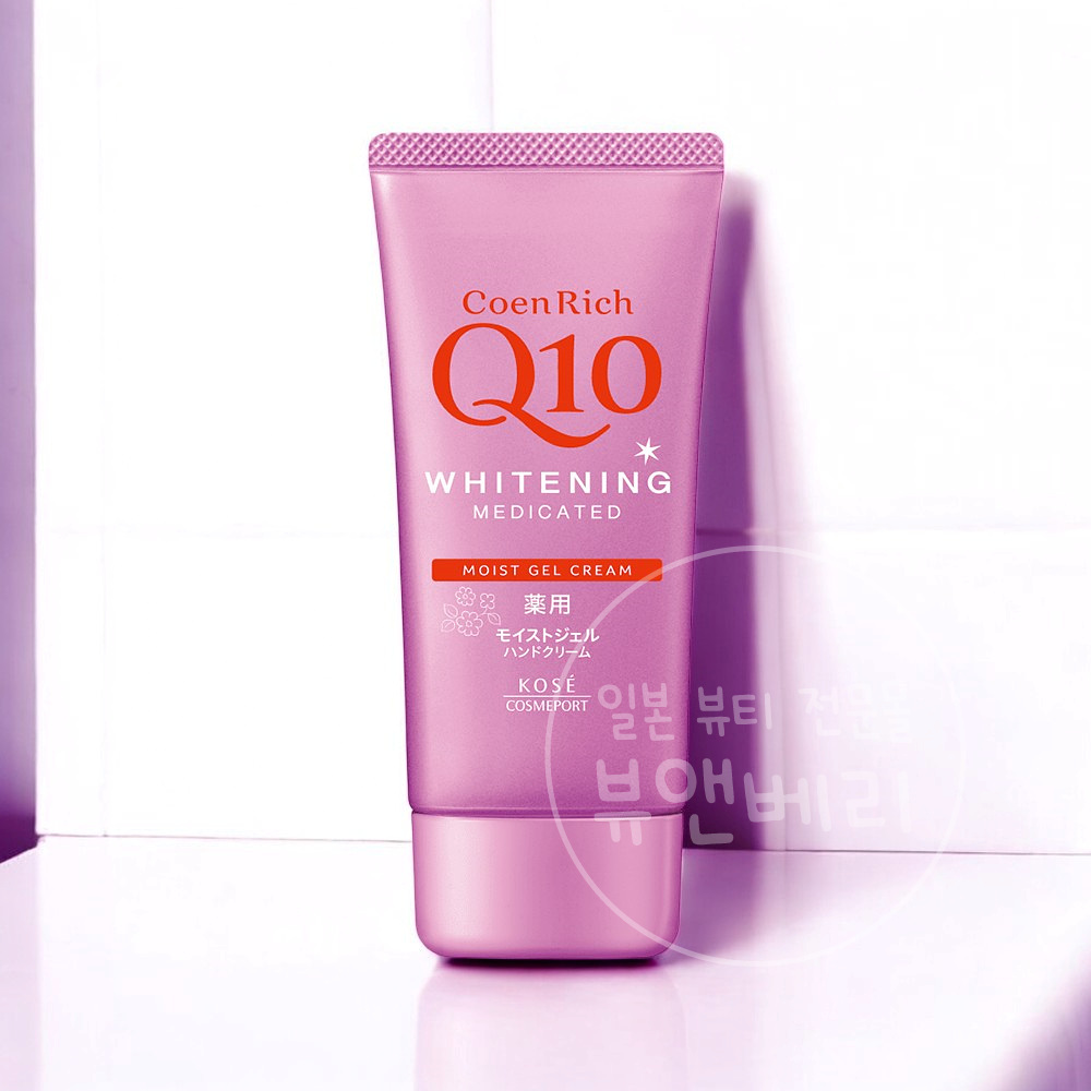 코세 코엔리치 Q10 약용 화이트닝 핸드크림 모이스트 젤 80g 손보습 케어 크림 - 메인 이미지