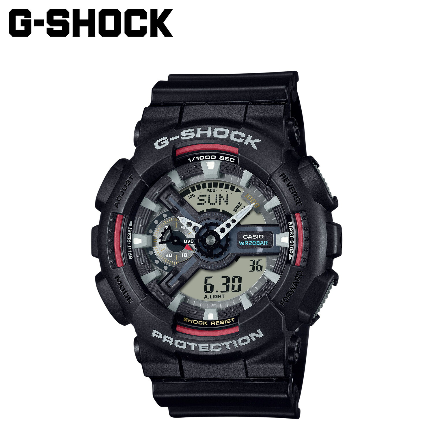 카시오 CASIO 지샥 오리진 컬러 GA-110RL-1AJF 남성 손목 아웃도어 시계