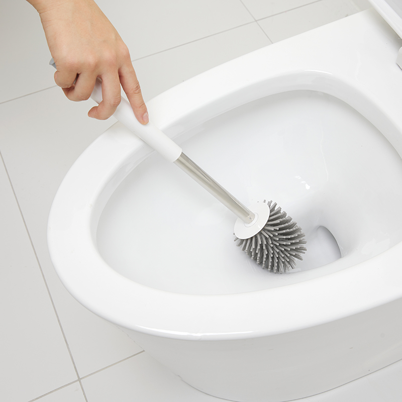 크린리빙 실리콘 사각 원형 브러쉬 변기솔 청소솔 거치대 이미지 8