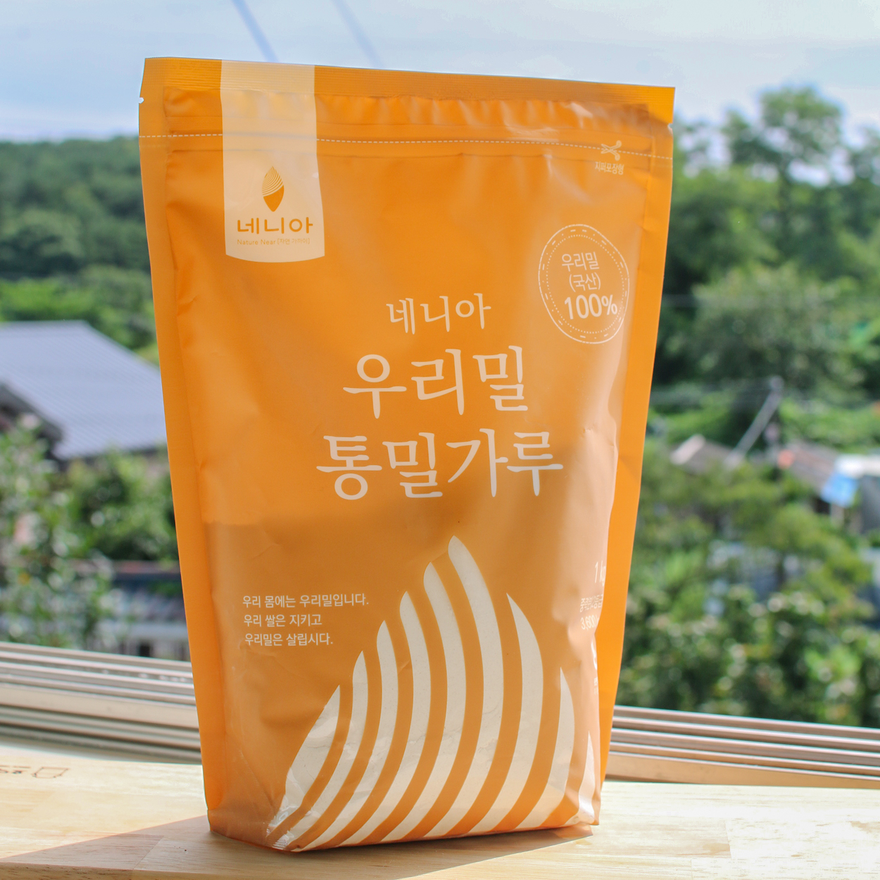 네니아 우리밀 통밀가루 (중력분) 1kg - 메인 이미지