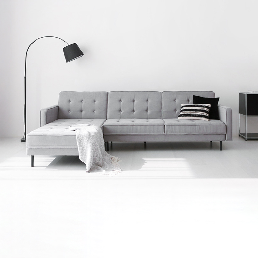 니스코 패브릭 소파 3인 카우치형 BC453