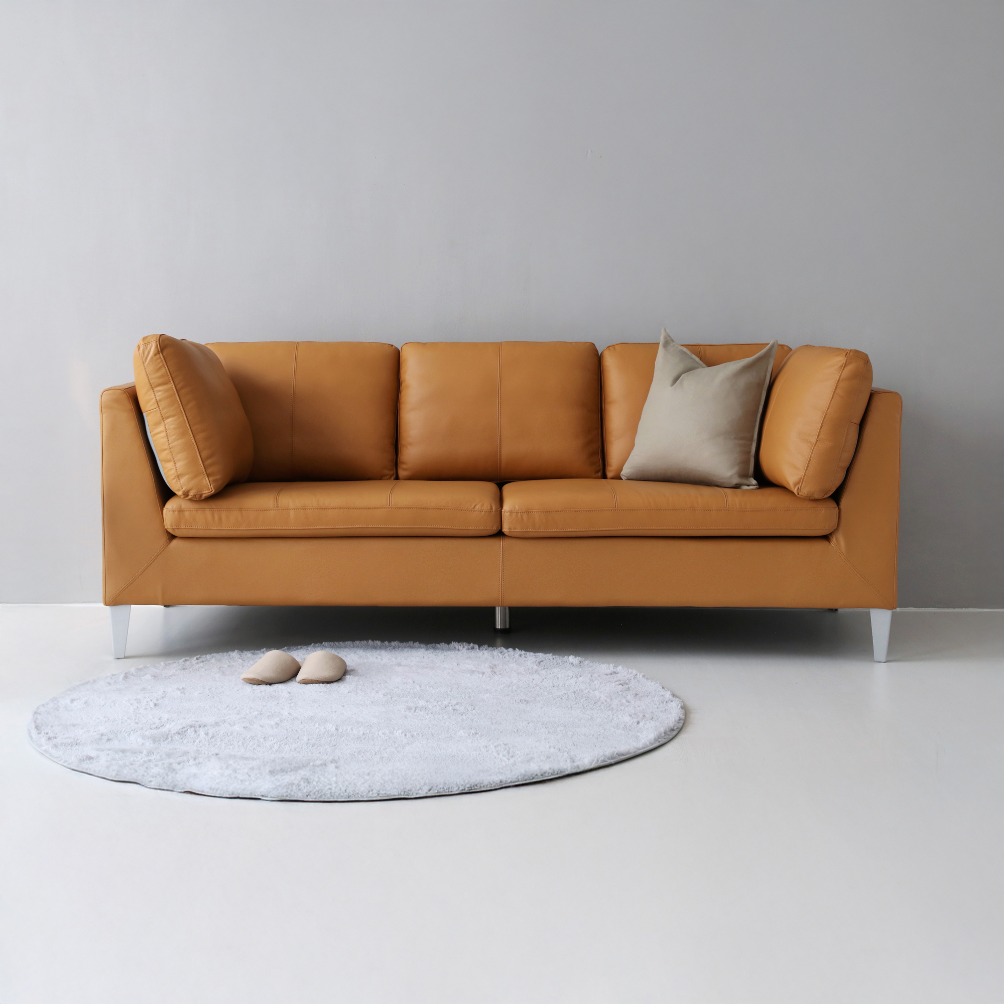 FAJU 3인 소파 뉴트럴브라운 8968.2320 - 상세 이미지 3
