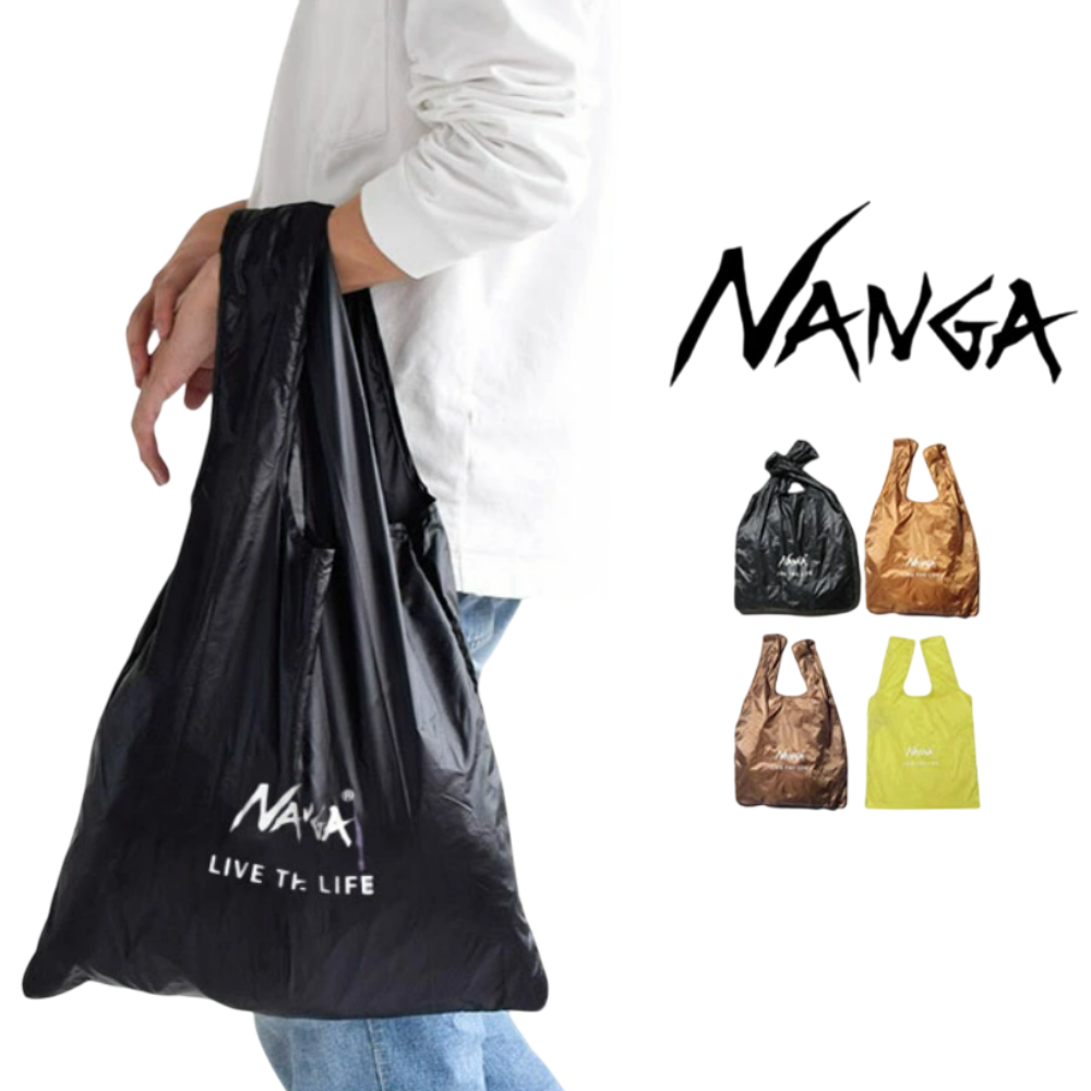 난가 에코백 포켓터블 라이브 더 라이프 여자 여성 쇼핑백 장바구니 초경량 토트백 가방