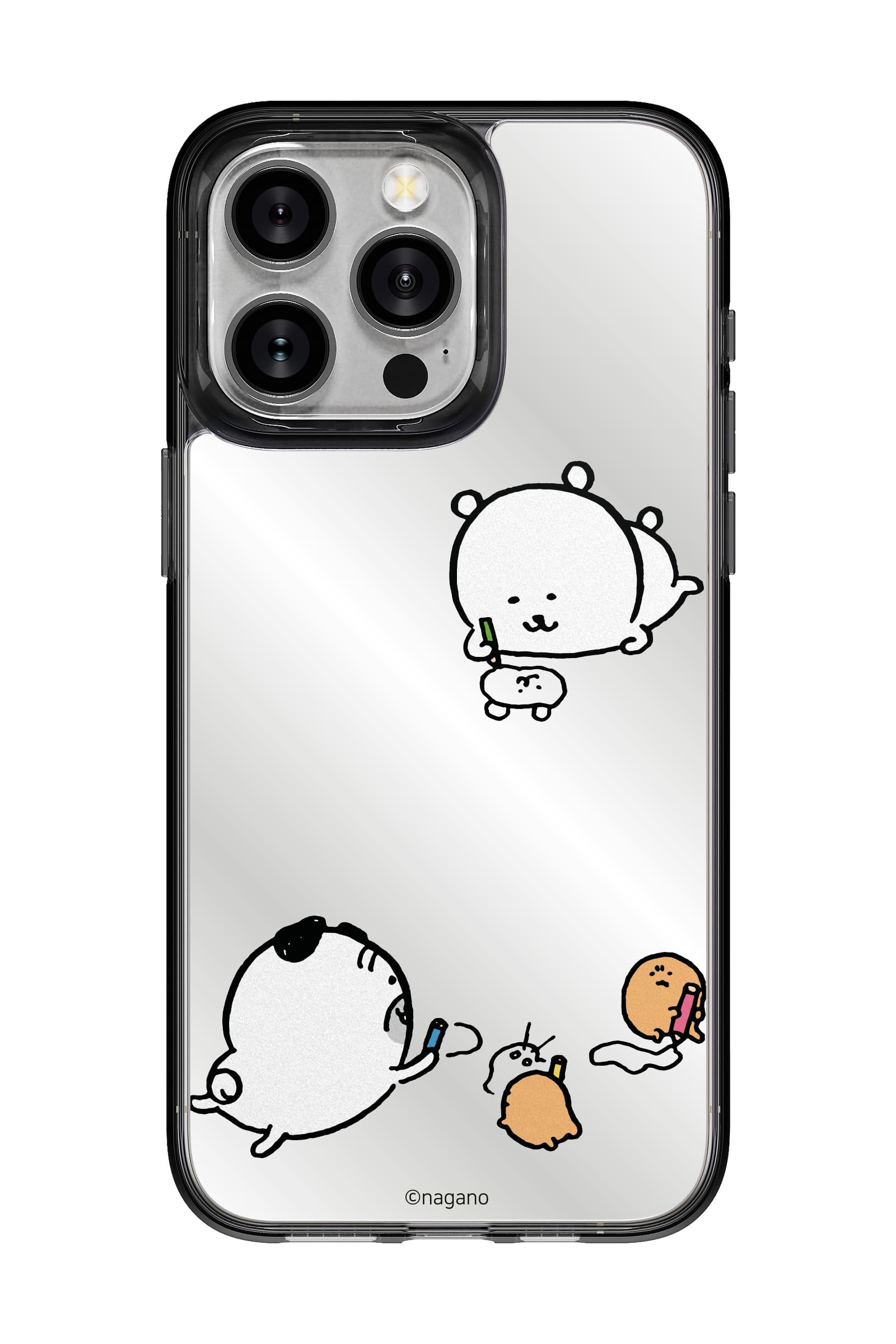 담곰이 농담곰 그림그리기 띠부띠부미러스킨 갤럭시/아이폰 케이스 부착용스킨 - 상세 이미지 3