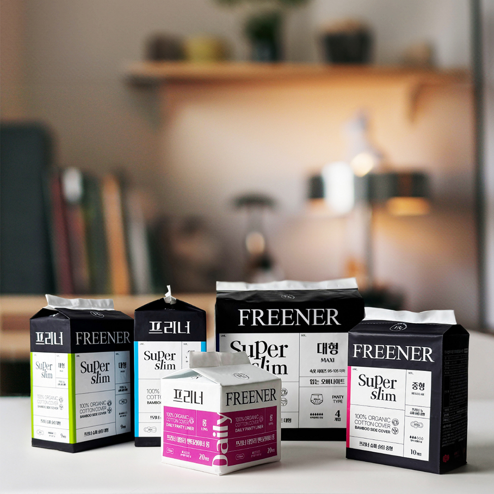 프리너 슈퍼슬림 유기농 생리대 오버나이트 3팩