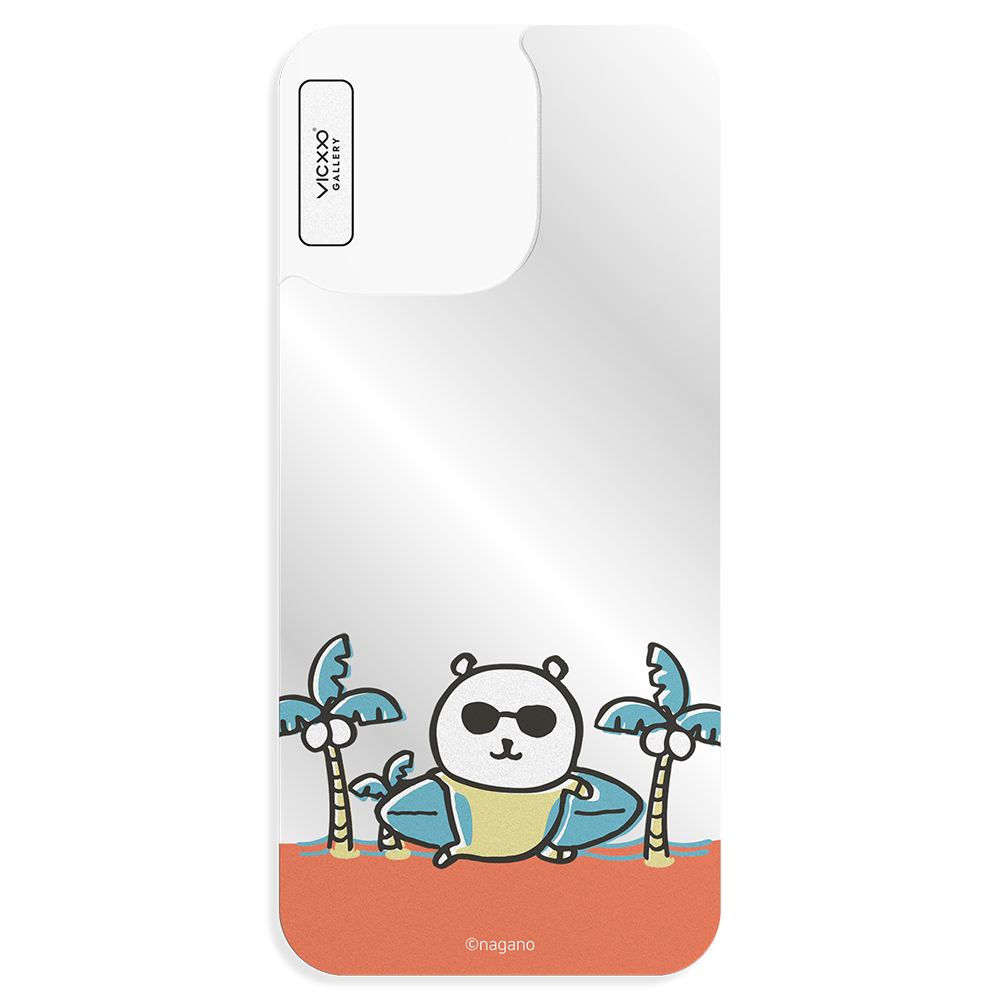 담곰이 농담곰 서핑 띠부띠부미러스킨 갤럭시/아이폰 케이스 부착용스킨 - 메인 이미지