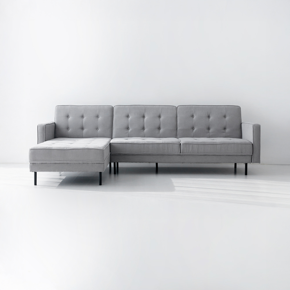 니스코 패브릭 소파 3인 카우치형 BC453