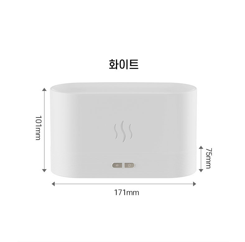 불멍 무소음 노필터 미니가습기 저소음 필터없는 소형 무드등가습기 사무실책상 탁상용 휴대용