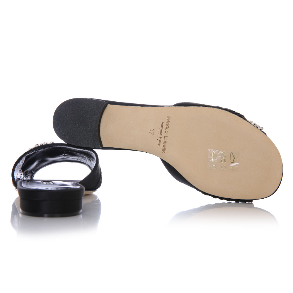 마놀로블라닉 쥬얼 새틴 샌들 118 0107 0022 BLCK (2024 S/S) SIZE 37 - 상세 이미지 2