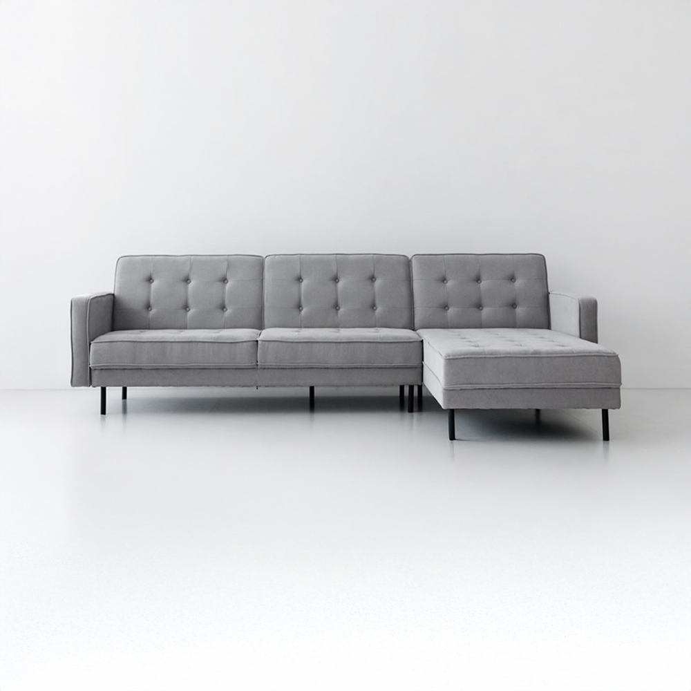 니스코 패브릭 소파 3인 카우치형 BC453