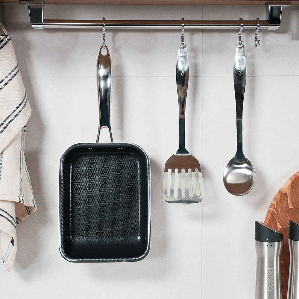 쿡셀 사각 계란말이 프라이팬 미니 에그 코팅 팬 IH 네모 달걀말이팬