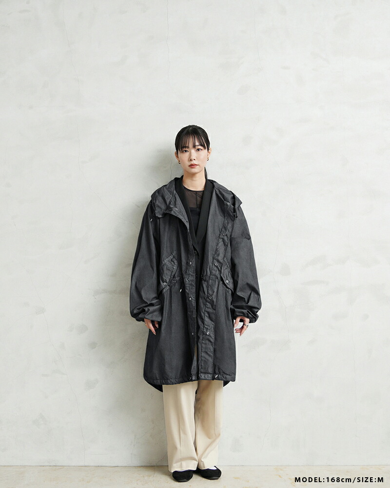 와이퍼 waiper 미군 데드스톡 스노카모 모즈 코트 M-51 블랙 - 상세 이미지 5