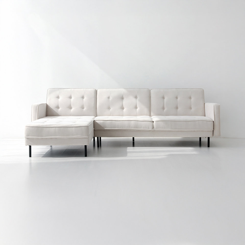 니스코 패브릭 소파 3인 카우치형 BC453