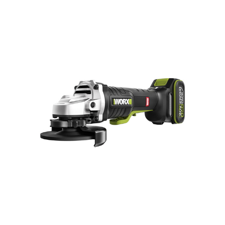 웍스 충전 앵글 그라인더 패들스위치 100mm 20V 4.0Ah 배터리2개 WU835.1 - 상세 이미지 3