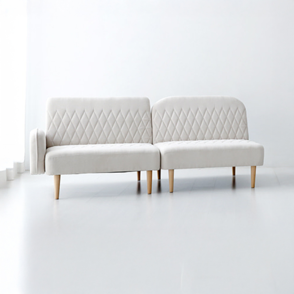 니스코 3인 멀티 메모리폼 소파베드 독립형 BC430 베이지 9751.3537