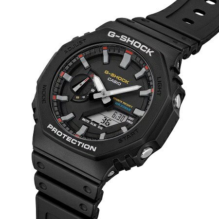 카시오 CASIO 지샥 오리진 컬러 지얄오크 GA-2100RL-1AJF 남성 손목 시계 - 상세 이미지 3