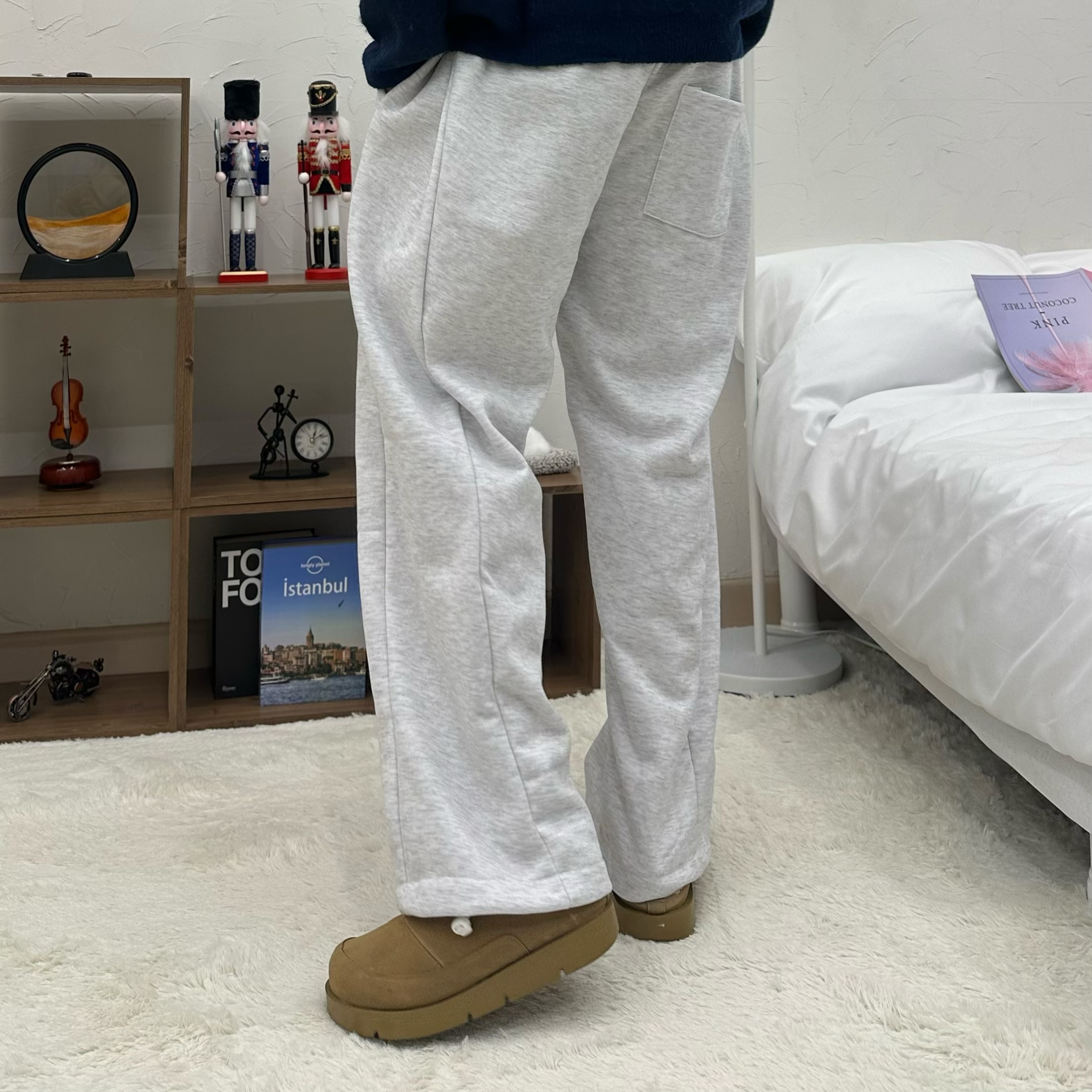 남성기모와이드팬츠 기모통바지 남자통바지 - 상세 이미지 3