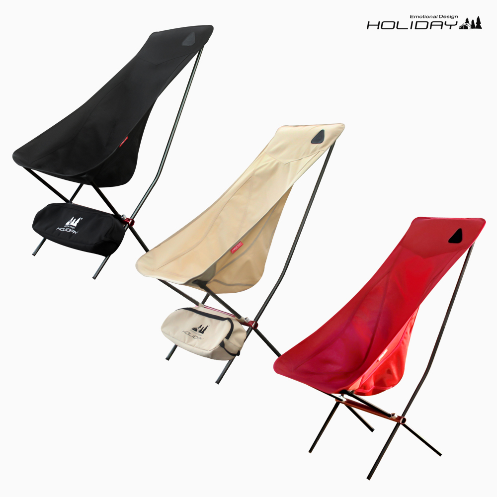 홀리데이 캠핑 경량 체어 접이식 캠핑의자 낚시의자 - 상품 이미지