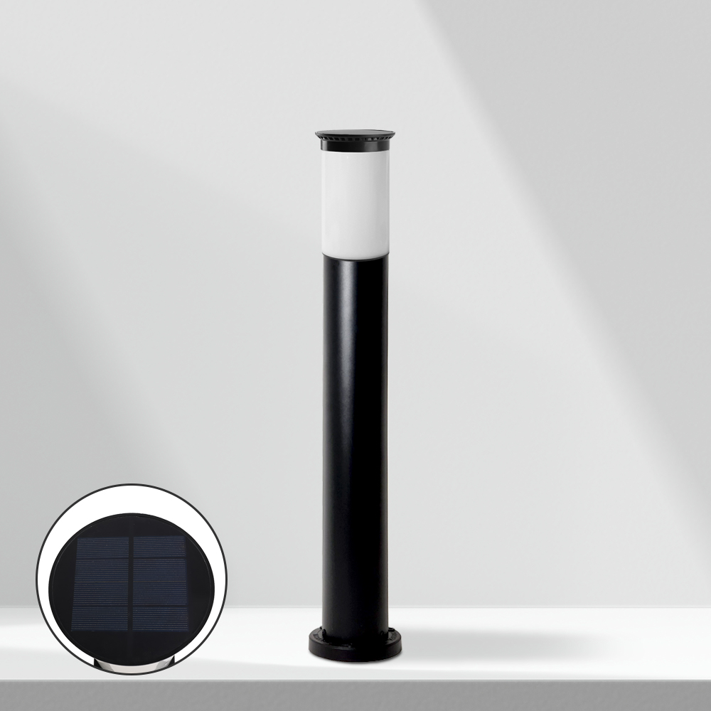 태양광 볼라드등 원형 문주등 태양열 조명 잔디등 LED 가로등 기둥 카페 PLUS 60cm - 메인 이미지