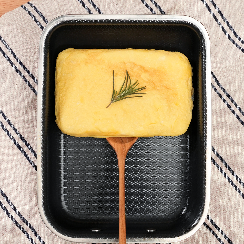 쿡셀 사각 계란말이 프라이팬 미니 에그 코팅 팬 IH 네모 달걀말이팬