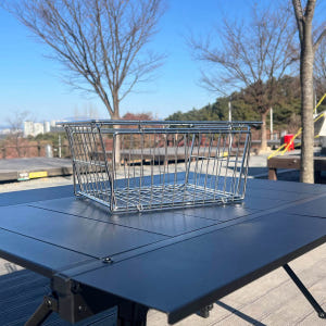 IGT 바스켓 테이블 폴딩 바구니 접이식 캠핑 메쉬 운동러 솔직 후기 | 실사용 리뷰 - 상품 이미지 4