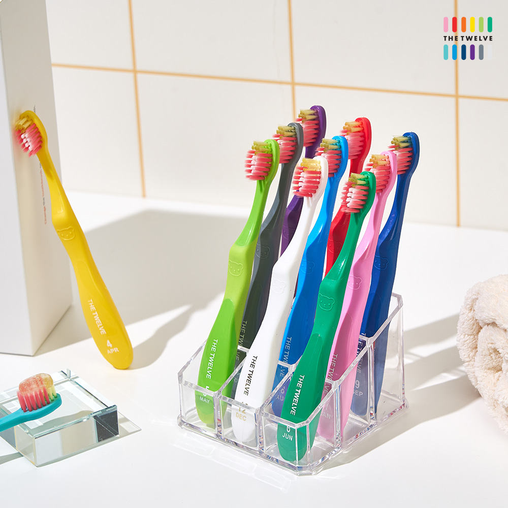 더트웰브 어린이 칫솔 12개입 3단계 키즈 유아 아기 칫솔 3세이상