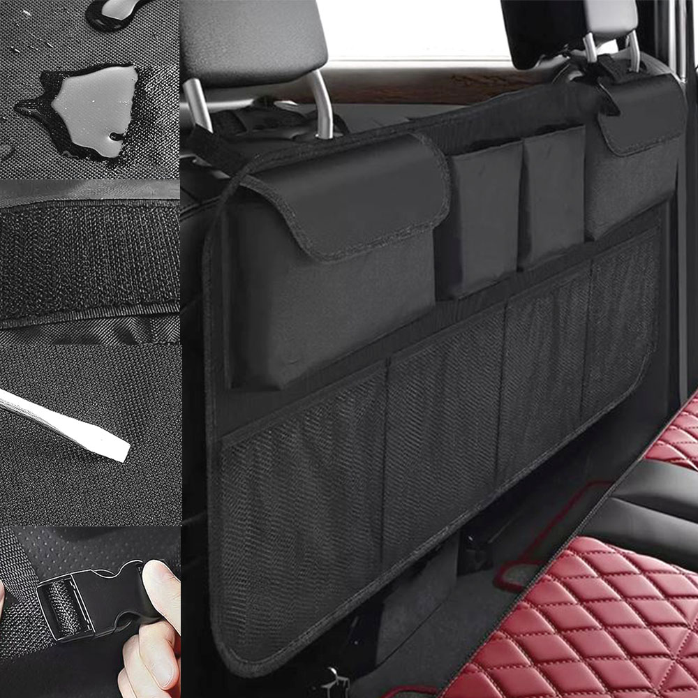 벨크로 트렁크 수납함 차량용 방수 버클 잠금 네트 포켓