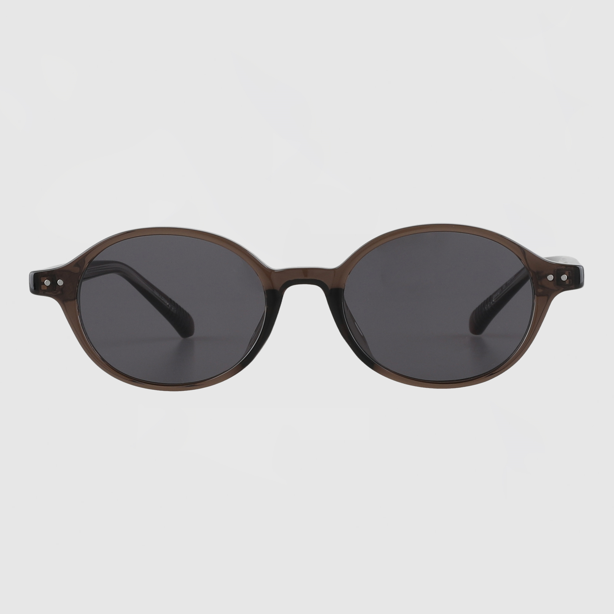 데일리 라운드 패션 자외선차단 오벌형 너드 긱시크 틴트 선글라스