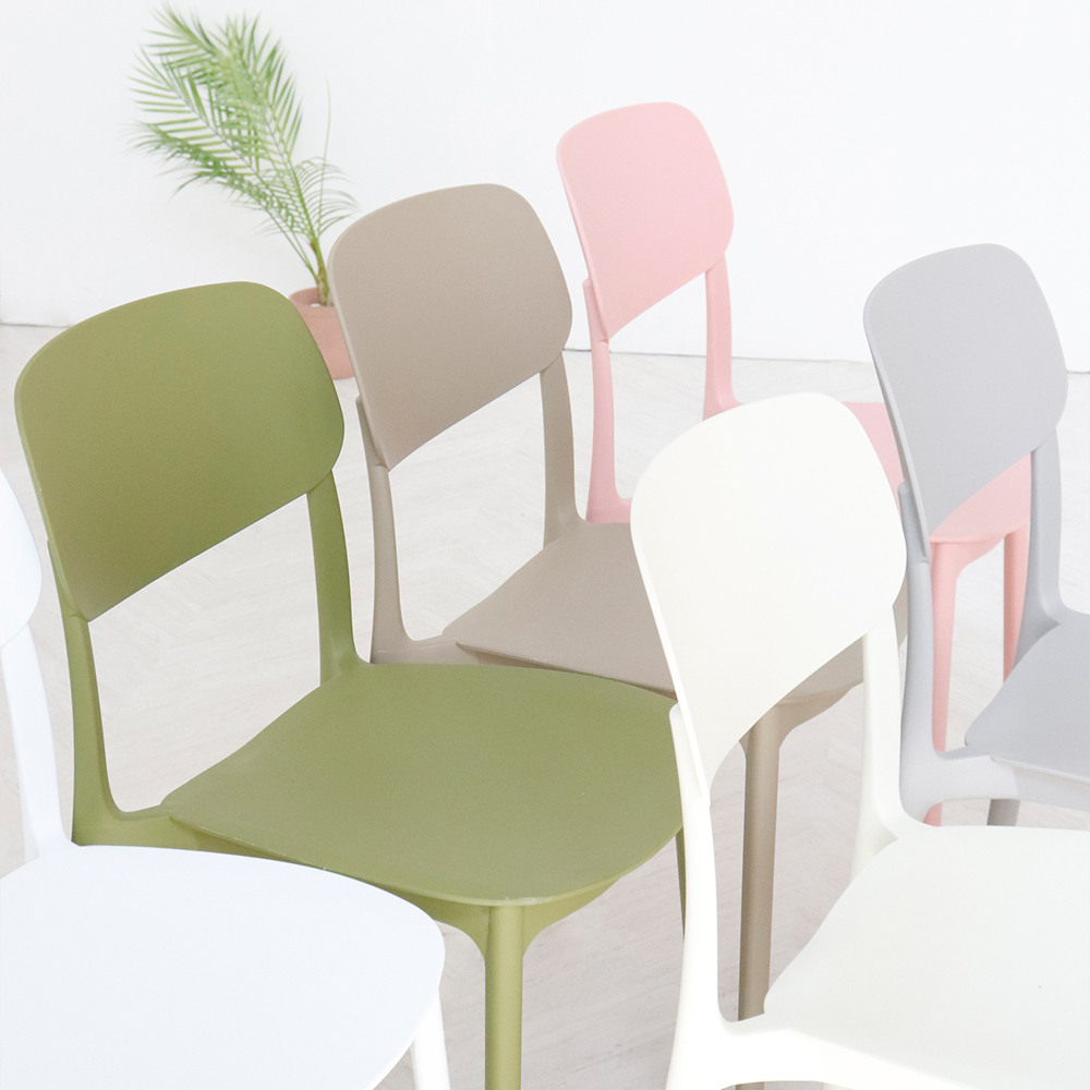 베리 체어 플라스틱의자 디자인 카페의자 (6color) - 상세 이미지 3