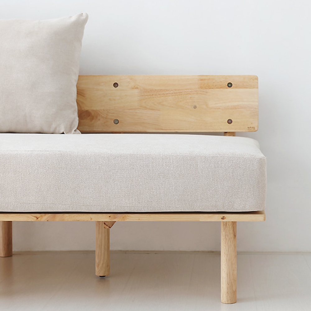 벤쿠 3인소파 고무나무 내추럴/베이지 9424.8384