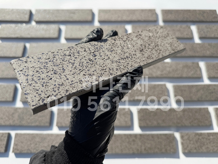 잉크 마블 점토타일 240x60x11T 그레이 / 하다건재