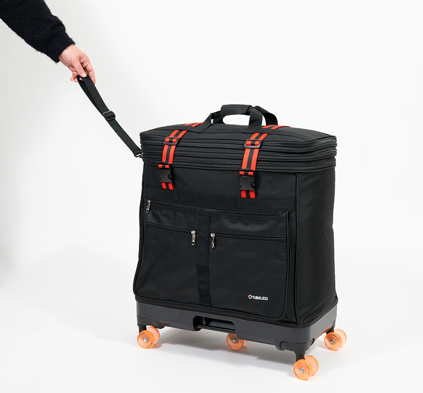 타임리스 3단확장 이민가방 위탁수하물 수화물캐리어 PC 교체용바퀴 유학 이사 워홀 짐가방