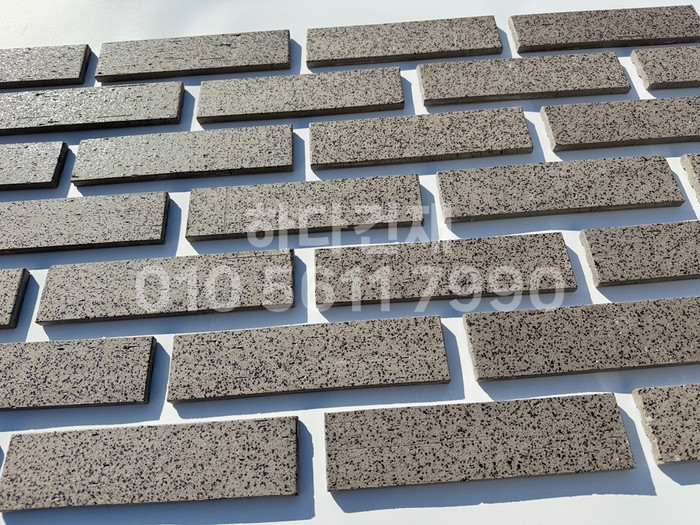 잉크 마블 점토타일 240x60x11T 그레이 / 하다건재