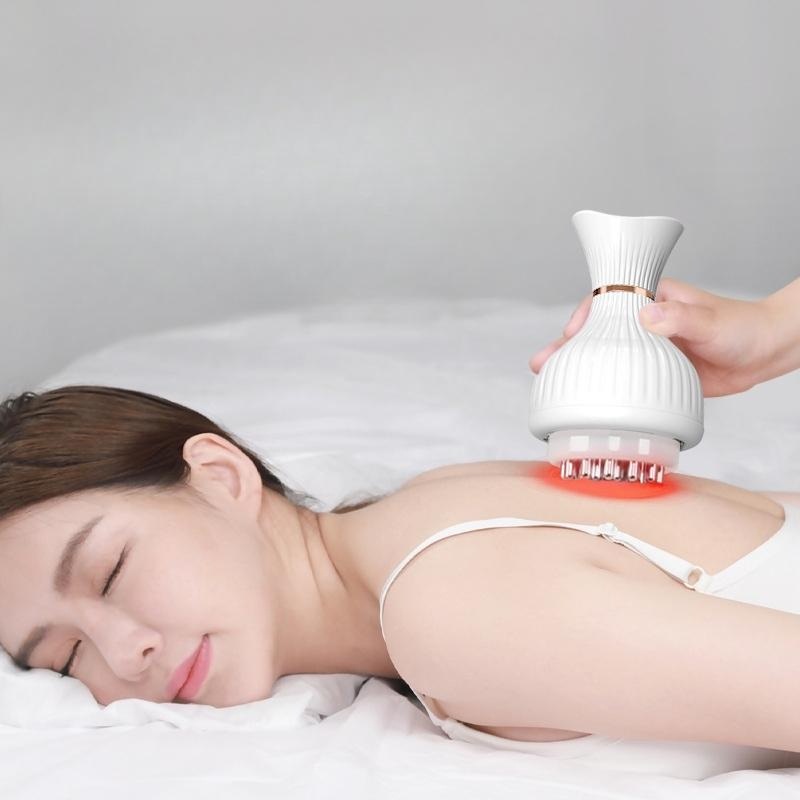파워프로 전신 경락 브러시 항온찜질 저주파 마사지기 인체공학적 디자인 부모님 선물 - 상세 이미지 2