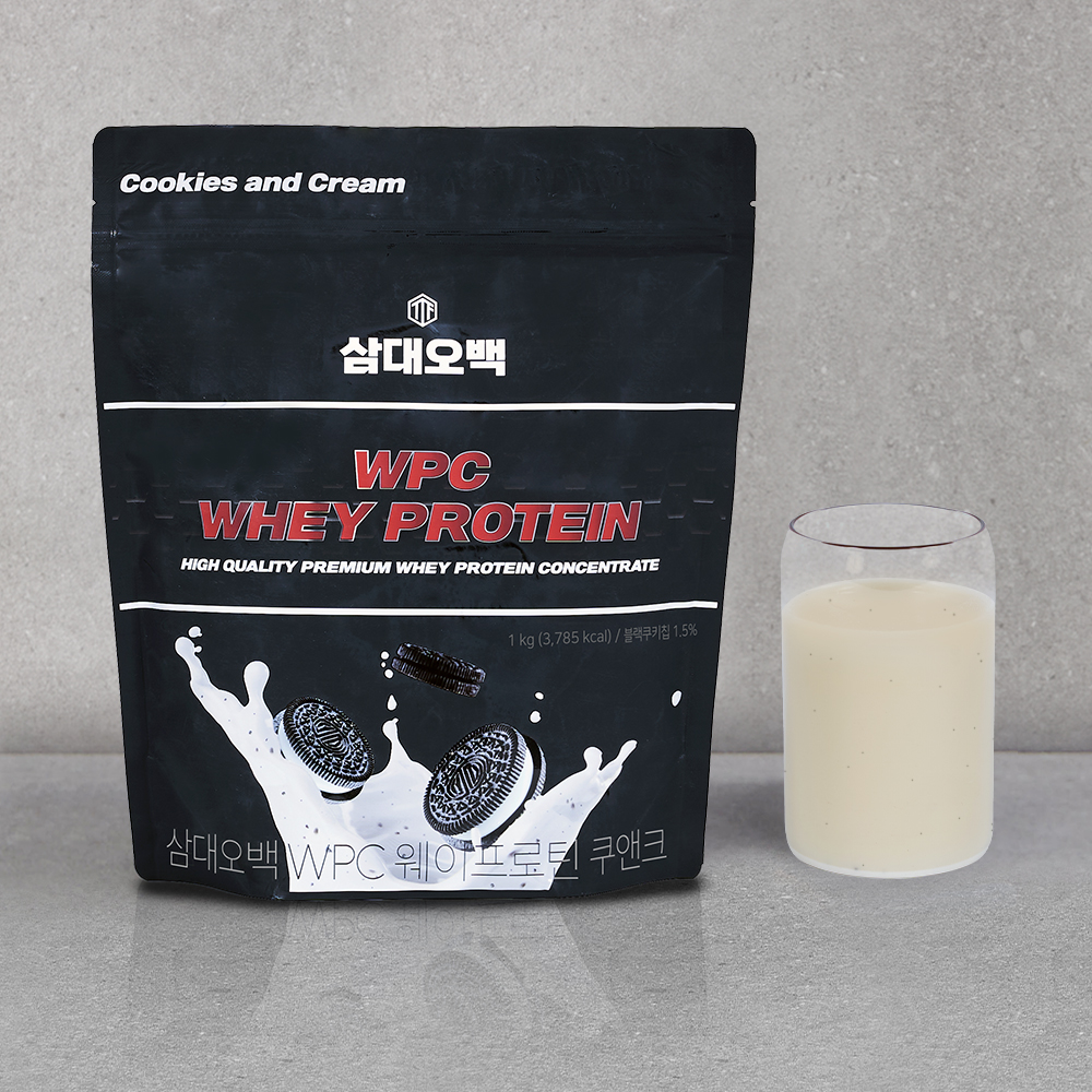 삼대오백 WPC 단백질 보충제 쉐이크 웨이 프로틴 초코맛 1kg - 상세 이미지 4