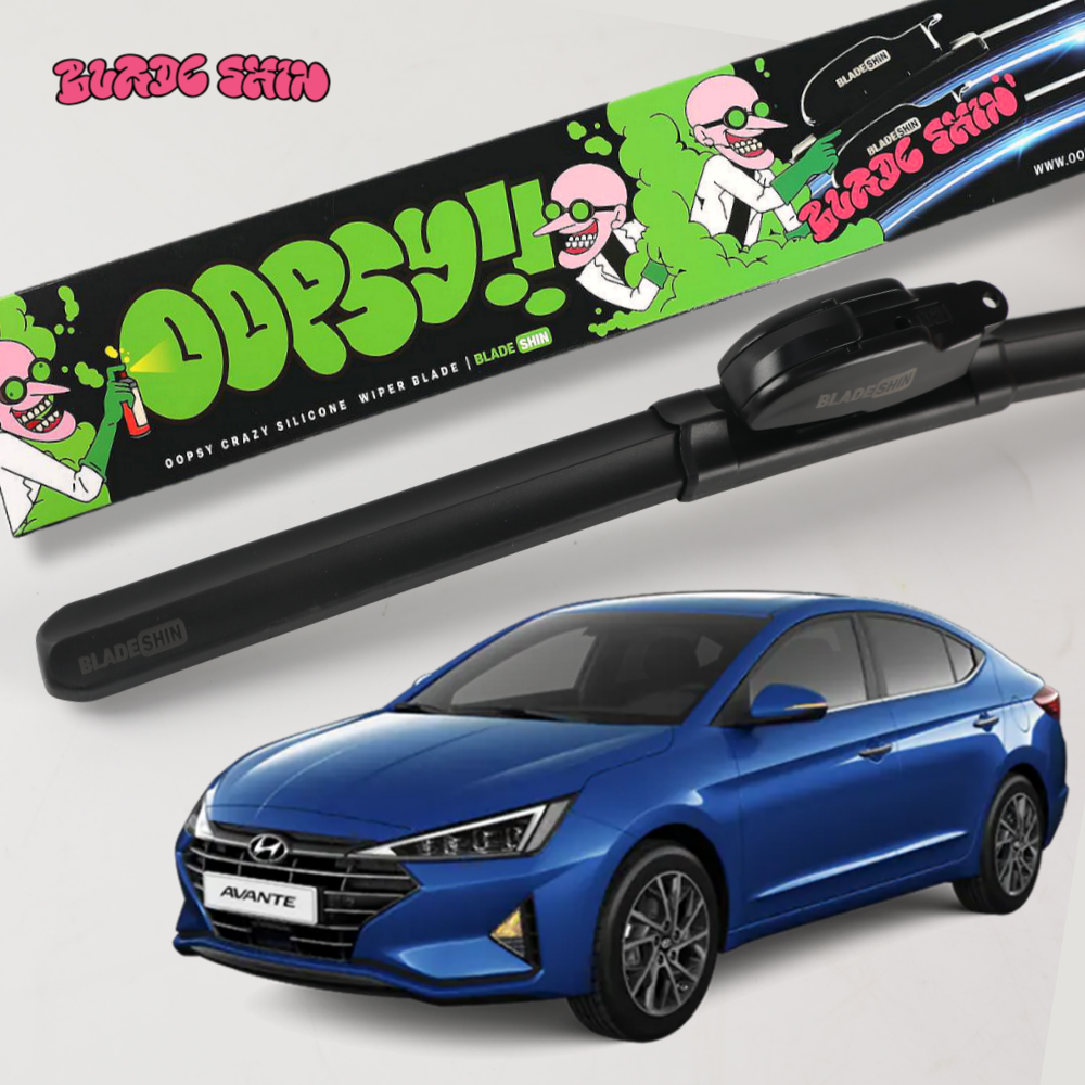 아반떼AD 발수코팅 실리콘 와이퍼 B3 날교체형 운전석 650mm/2번 제품 이미지