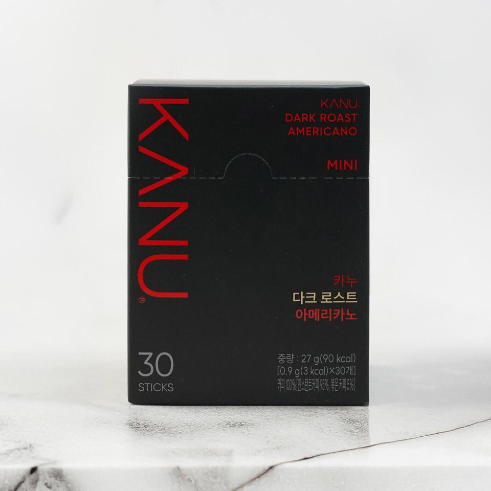 메가마트 맥심 카누 미니 다크로스트 아메리카노 0.9gx30T