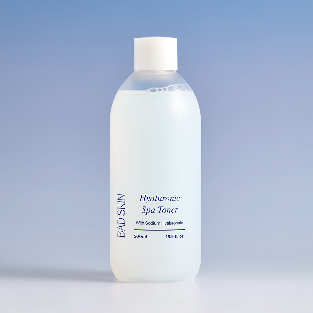 배드스킨 히알루로닉 스파 토너 500ml 수부지 속보습