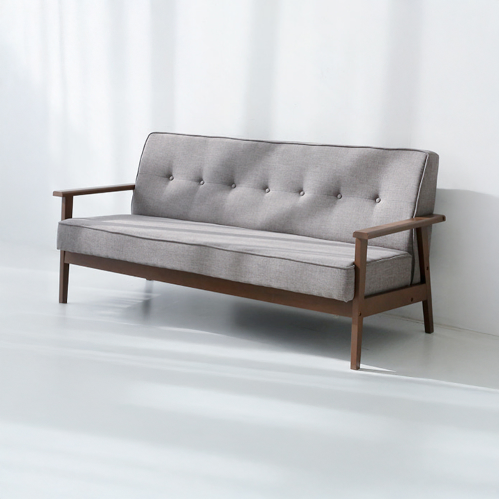 TARDO 3인소파 스툴미포함, NRSFM77165 그레이, 3인용