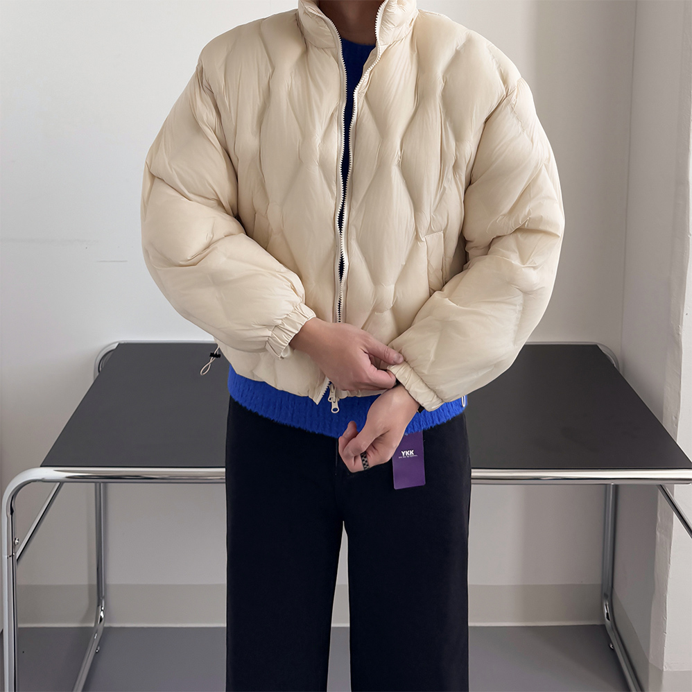 깔깔이패딩 남자크롭패딩 웰론패딩 - 상세 이미지 4