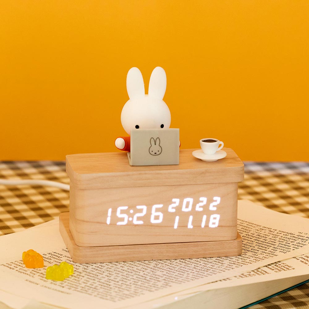 [보프렌즈] 미피 LED 탁상시계 신학기 귀여운 캐릭터 선물 인테리어