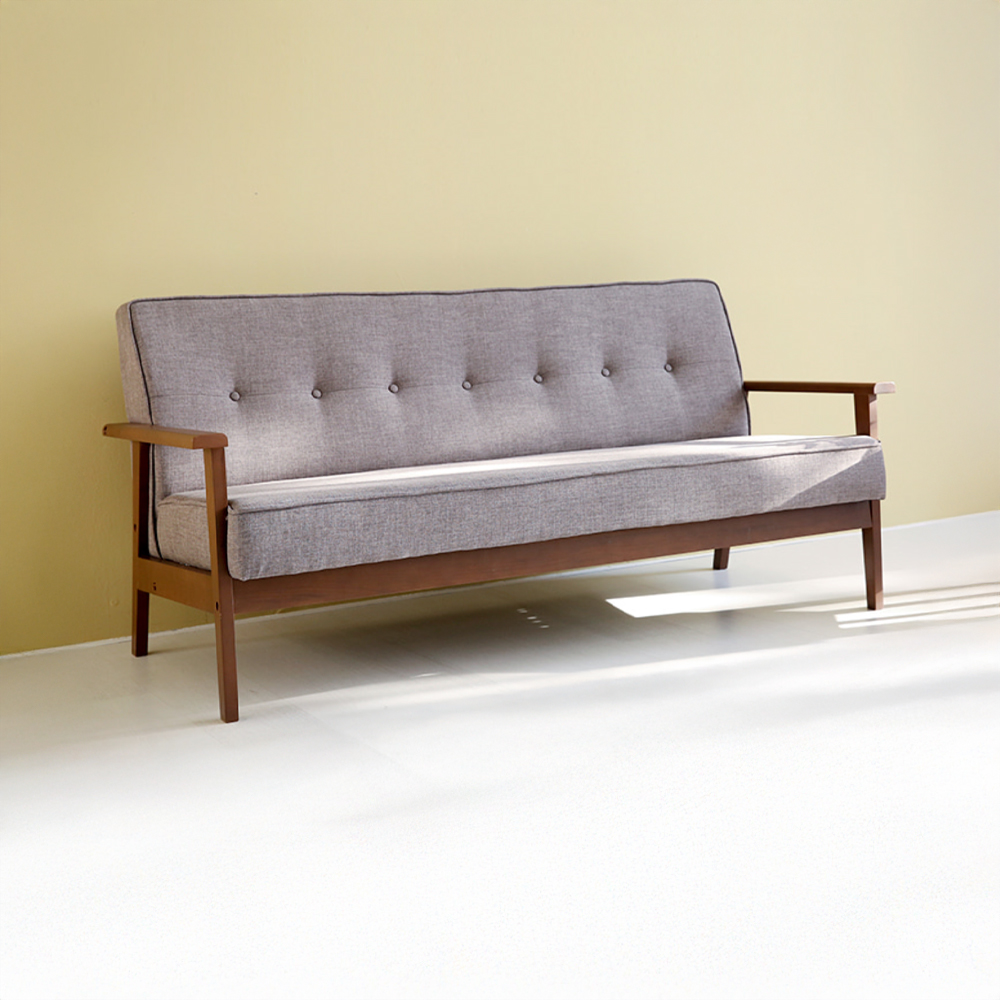 TARDO 3인소파 스툴미포함, NRSFM77165 그레이, 3인용