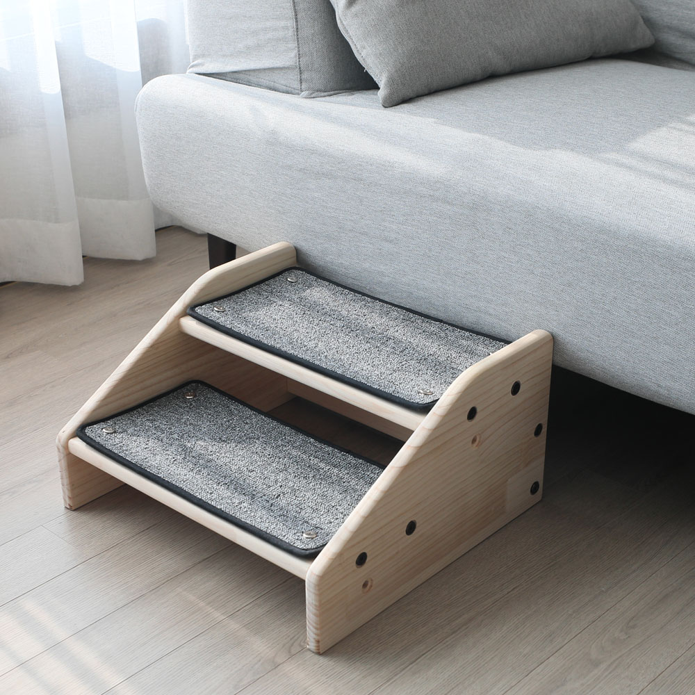 캣츠빌 원목 논슬립 강아지 계단 미니 제품 이미지