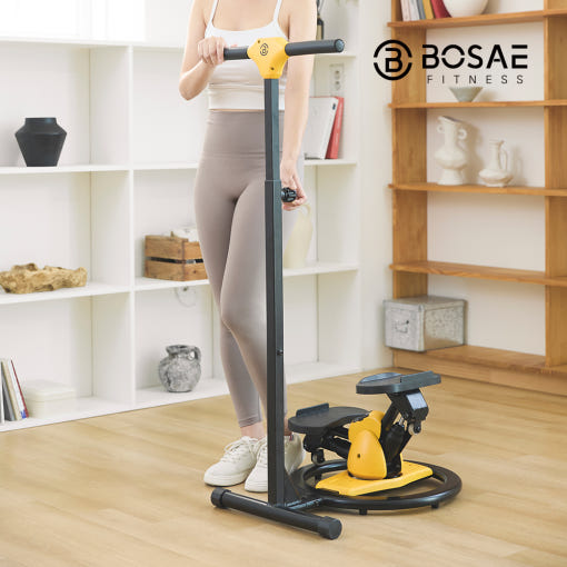 보새 트위스트 스텝퍼 운동하는 모습