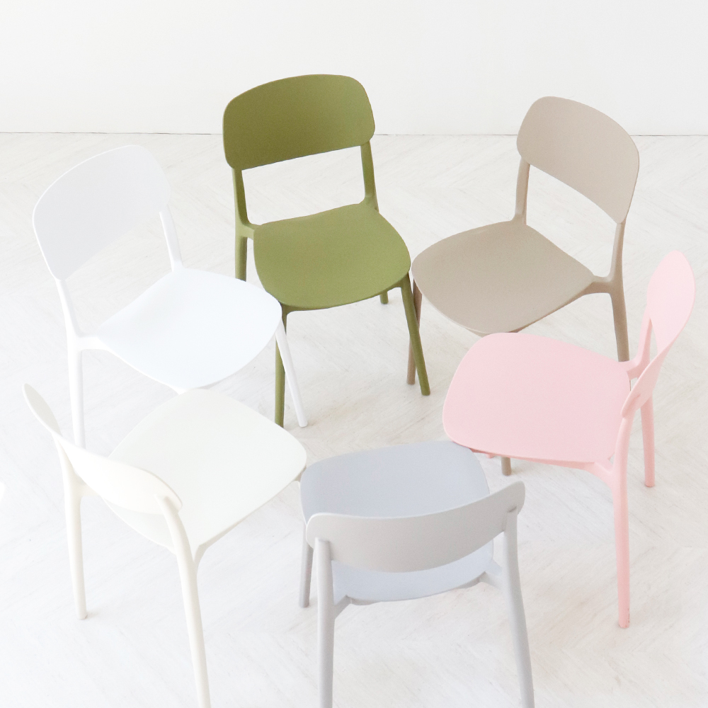 베리 체어 플라스틱의자 디자인 카페의자 (6color) - 상세 이미지 4