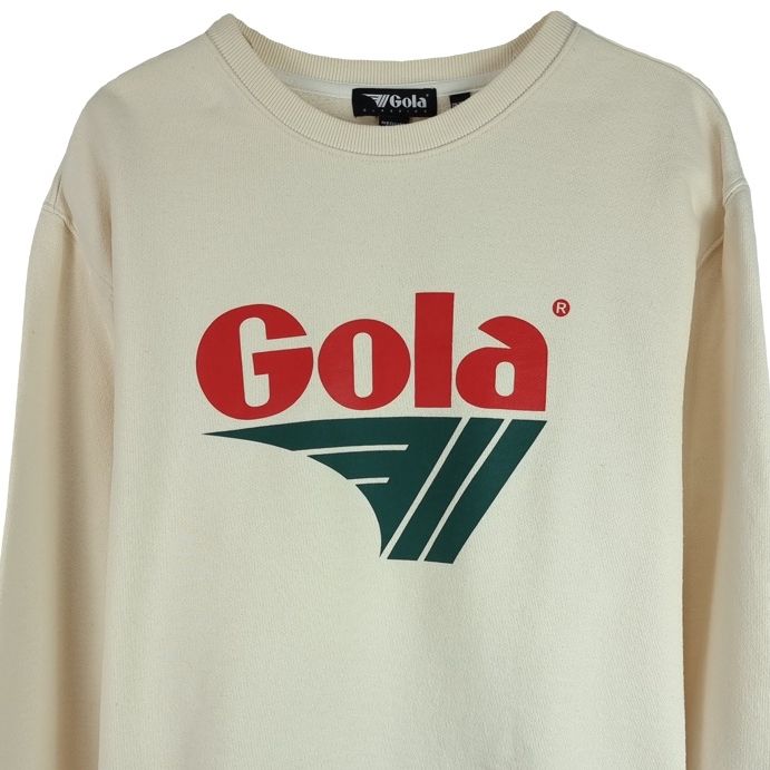 [GOLA] 골라 빅로고 프린팅 오버핏 맨투맨 M07328 SIZE : M : 빈티지일월