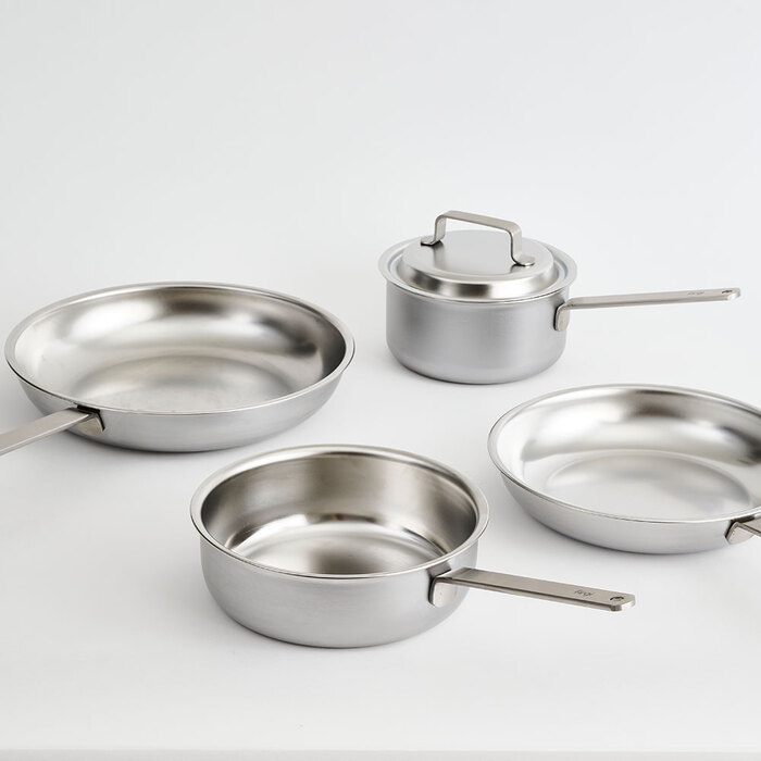 퍼기 무연마제 통5중 무연마 스텐 316 궁중팬 쿡웨어 멀티팬/후라이팬 24cm - 상세 이미지 4
