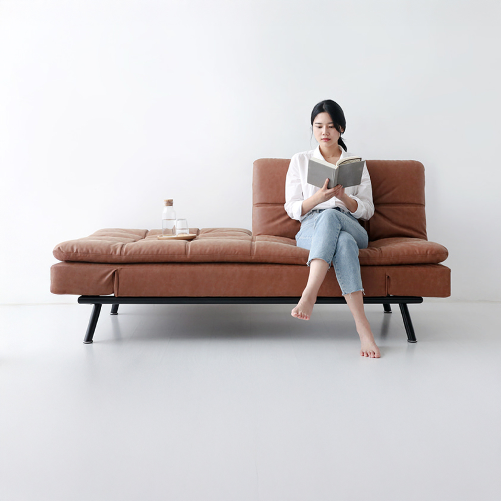 니스코 3인 멀티 소파베드 독립형 BC247 브라운 6410.4195