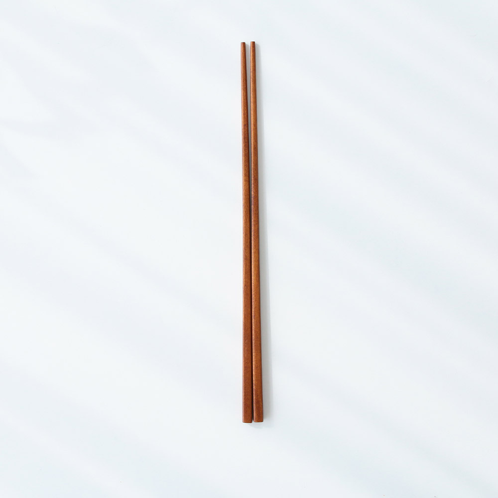 옻칠 나무 긴 튀김젓가락 우드 조리 요리 젓가락 - 상세 이미지 2